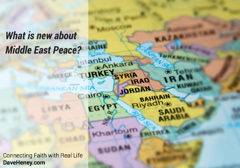 What is new about Middle East Peace