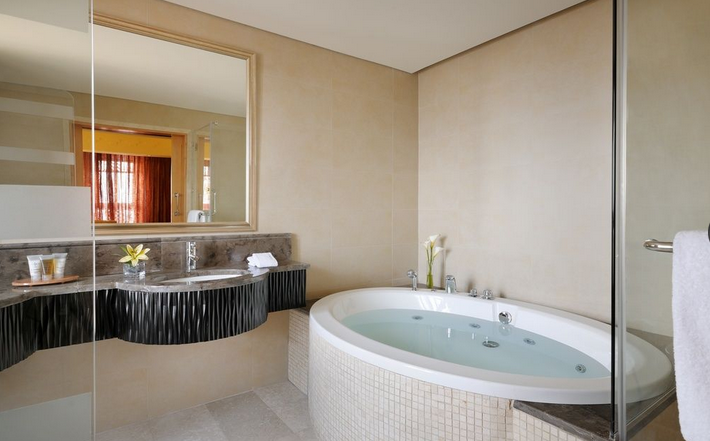 The Marriott Petra, Jordan Bathroom